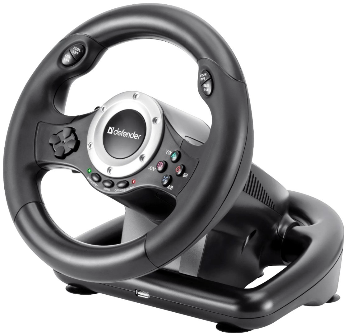 Игровой контроллер Defender Turbo Pro 64291 черный купить,35990