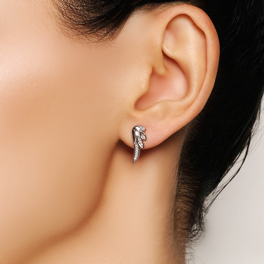 Серьги PRESTIGE JEWELRY C-251-02 вес 2.1 г золото, бриллиант купить,163507