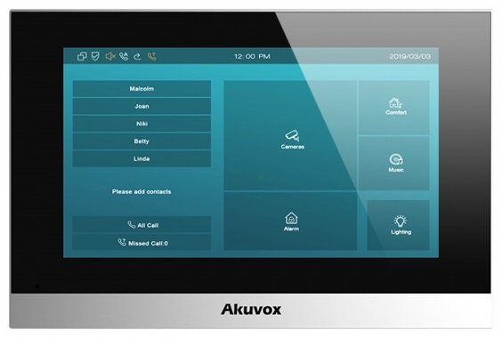 Akuvox монитор C313W-2 серый