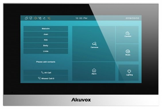 Akuvox монитор C313W-2 серый купить,NaN