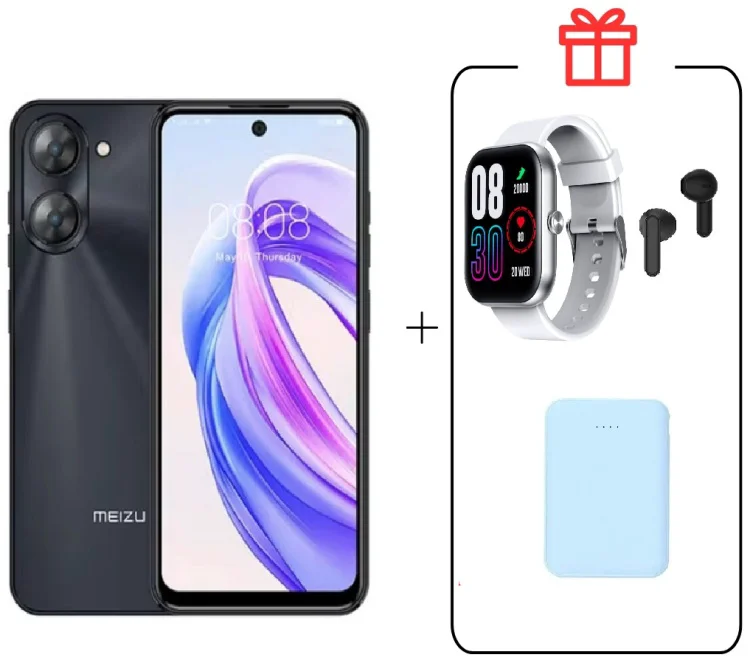 Смартфон Meizu MBLU 21 6 ГБ/128 ГБ черный + подарок купить,NaN