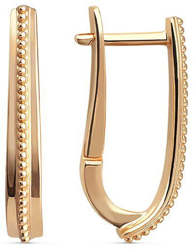 Серьги КРИСТАЛЛ NJ54900226773 вес 3.52 г золото, без вставок купить,239360
