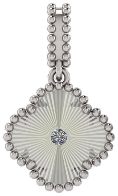 Подвеска RoseGrace 5-7316-103И1-3Б вес 1.57 г золото, бриллиант купить,NaN