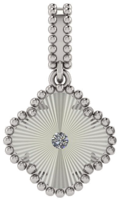 Подвеска RoseGrace 5-7316-103И1-3Б вес 1.57 г золото, бриллиант купить,NaN