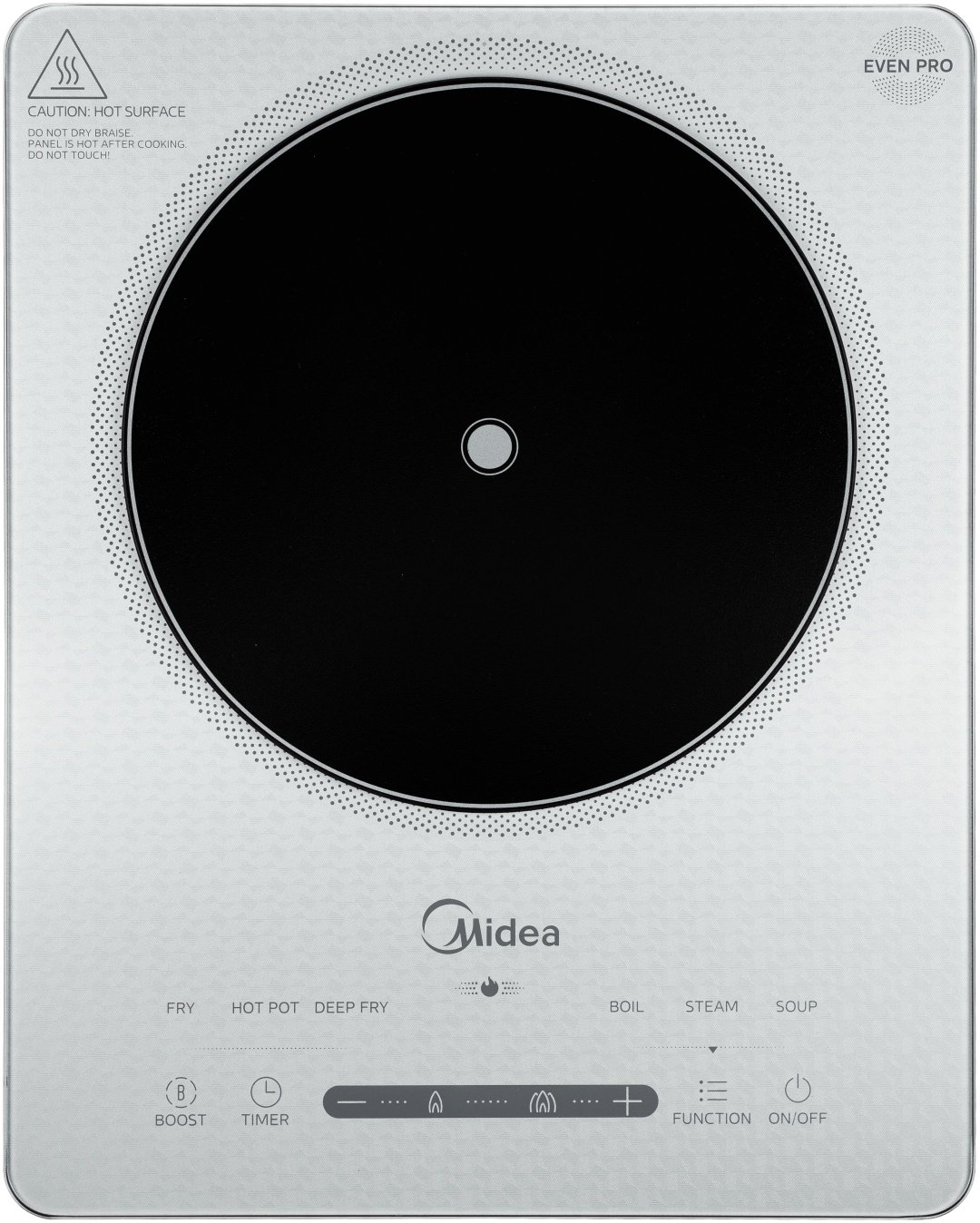 Настольная плита Midea МIH-T311GS серебристый