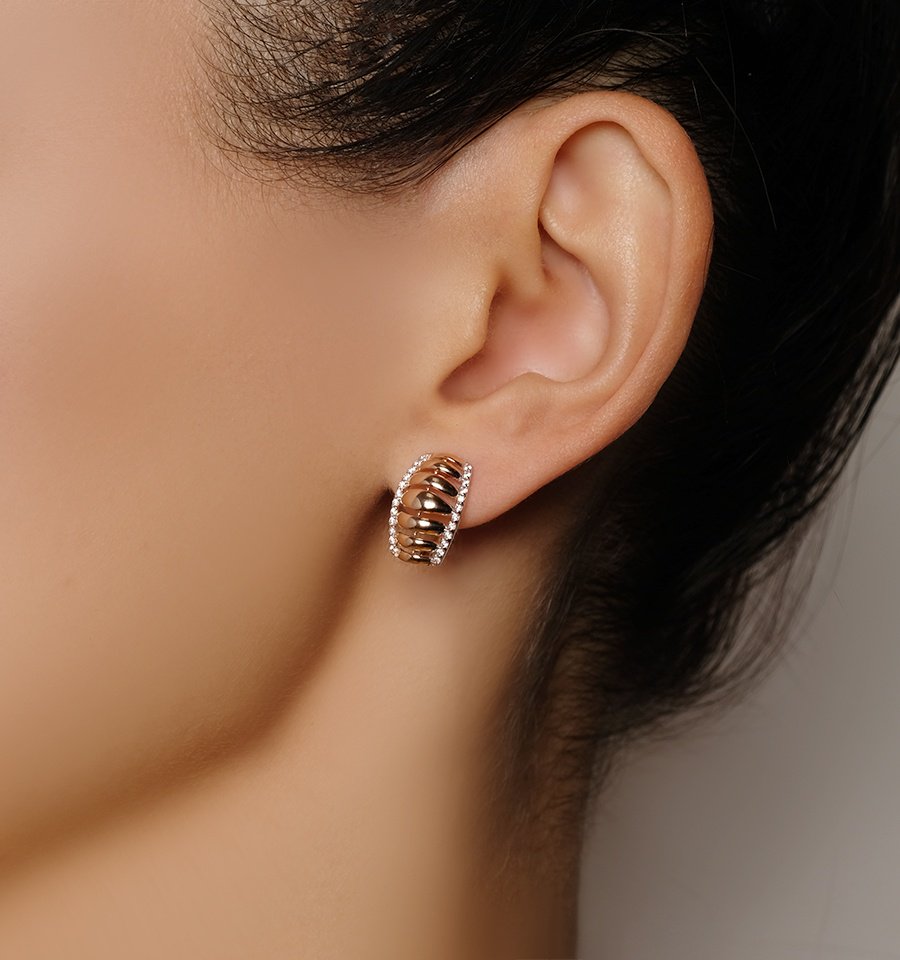 Серьги Династия 000952-1102 вес 3.12 г золото, фианит купить,212160