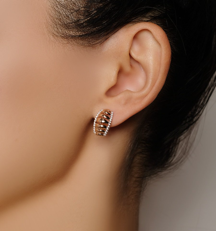 Серьги Династия 000952-1102 вес 3.12 г золото, фианит купить,212160
