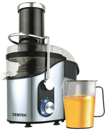 Соковыжималка Centek CT-1212 серебристо-черная