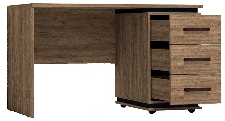 Стол письменный Глазов Nature 84, 123х59x73 см, коричневый купить,NaN