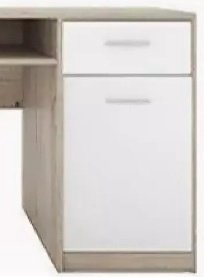 Стол письменный Гербор Непо BIU120, 120х59x76 см, белый, бежевый купить,NaN