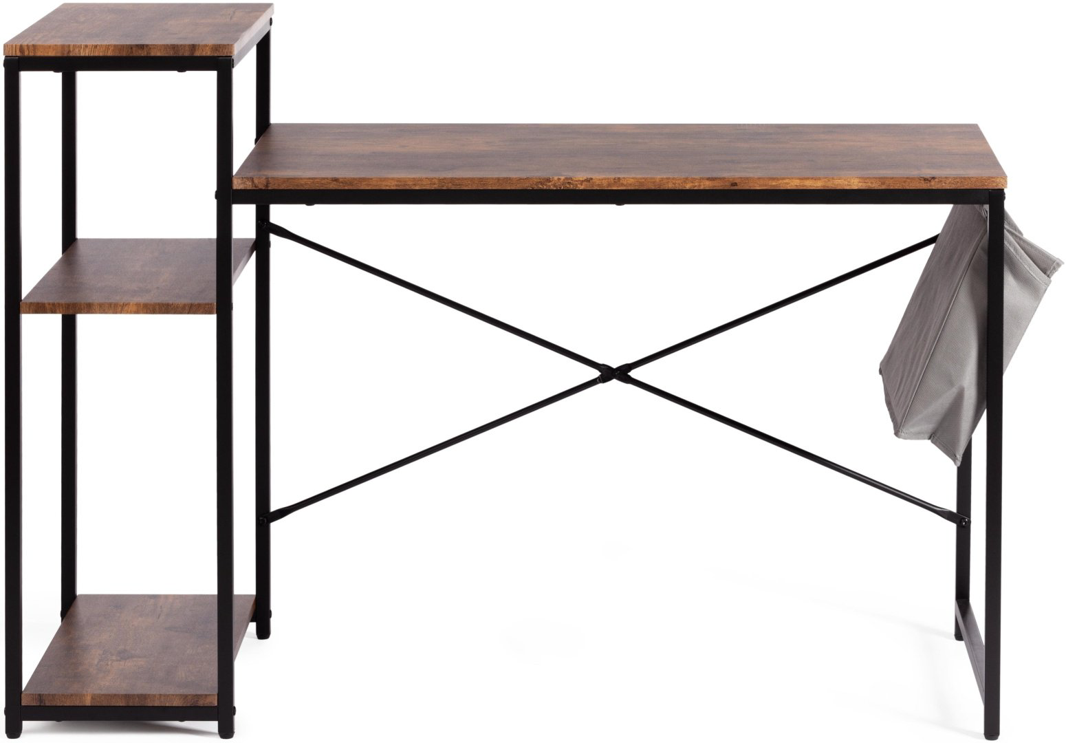 Стол компьютерный Tetchair WD-15, 120х60x75 см, коричневый купить,NaN