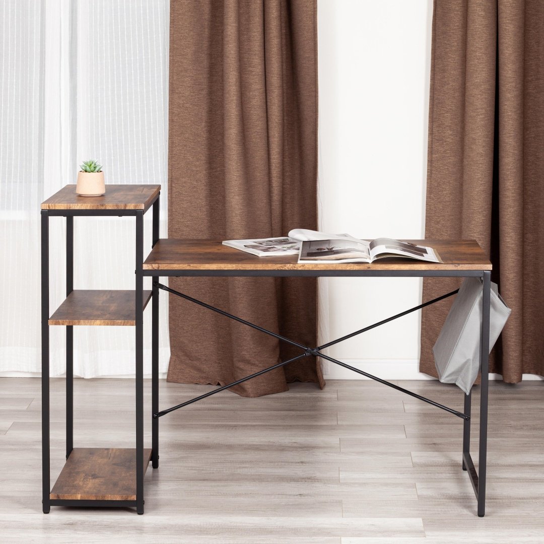 Стол компьютерный Tetchair WD-15, 120х60x75 см, коричневый купить,0