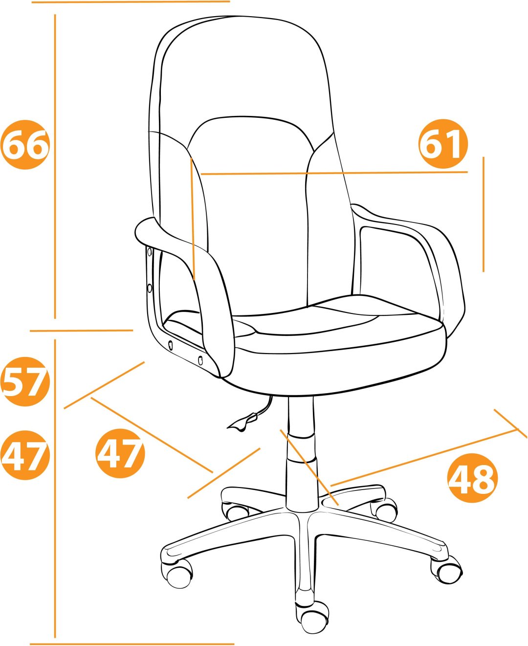 Офисное кресло Tetchair 17199 Tetchair PARMA, синий купить,NaN