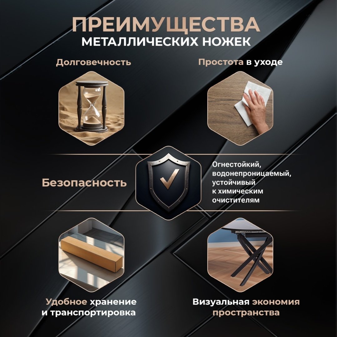 Обеденный стол Tetchair MANZANA 20618, 100х100x75 см, ЛДСП, черный купить,NaN