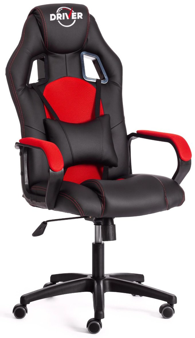 Игровое кресло Tetchair Driver 19297, черный, красный купить,NaN