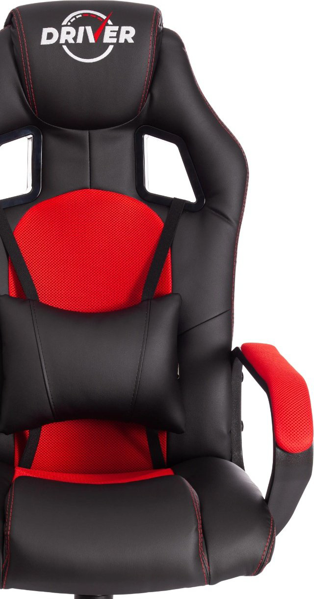 Игровое кресло Tetchair Driver 19297, черный, красный купить,NaN