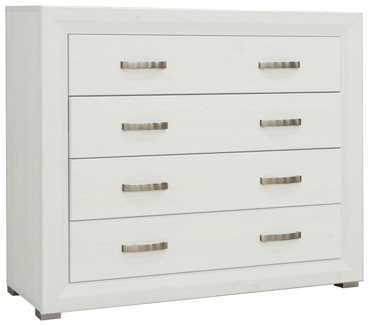 Детский комод BRW Брест Мальта 4S/11 00050163, 106.5x38x91 см, белый купить,0