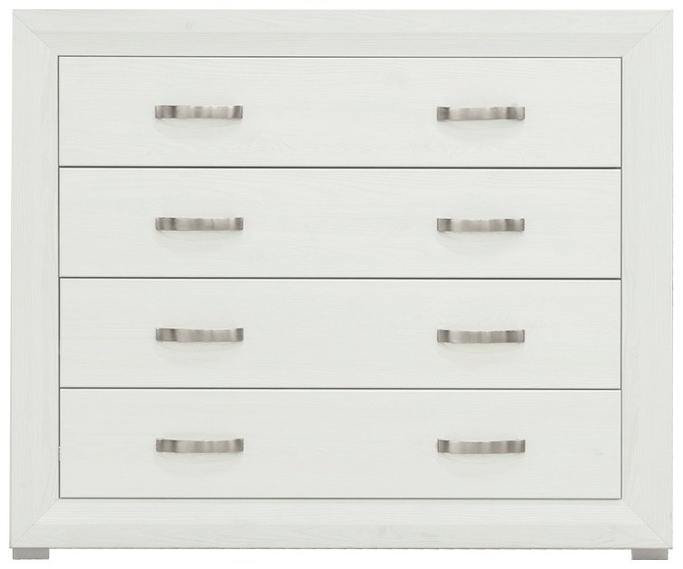 Детский комод BRW Брест Мальта 4S/11 00050163, 106.5x38x91 см, белый купить,0