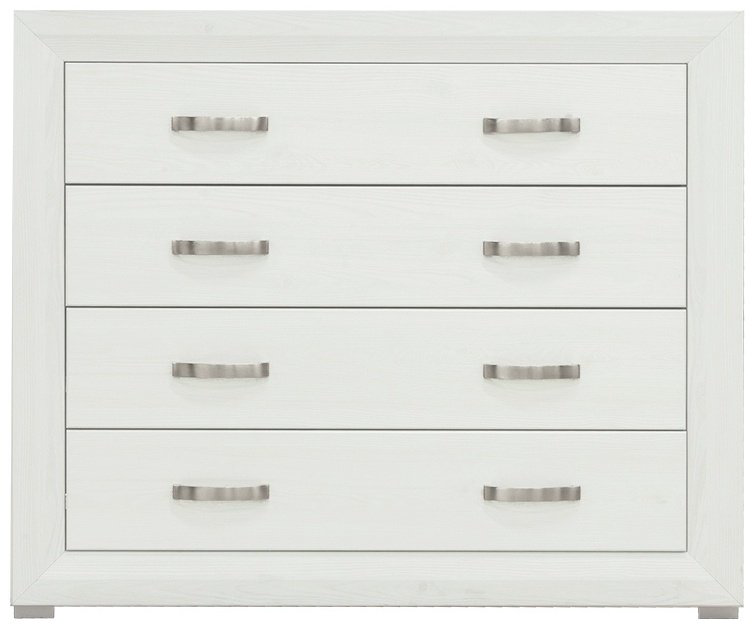 Детский комод BRW Брест Мальта 4S/11 00050163, 106.5x38x91 см, белый купить,NaN