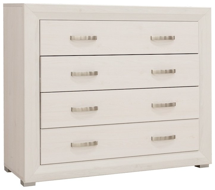 Комод BRW 106.5x38x91 см, ЛДСП, МДФ, Брест Мальта 4S-11 сибирская купить,NaN