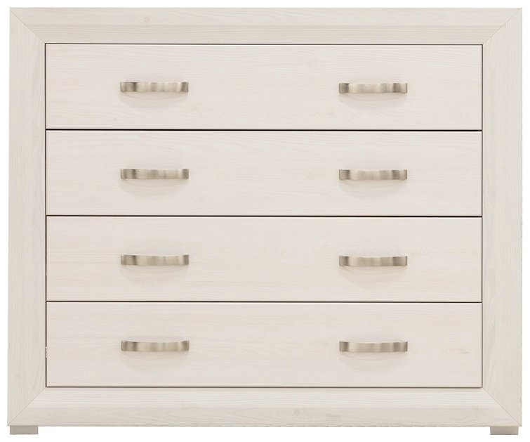 Комод BRW 106.5x38x91 см, ЛДСП, МДФ, Брест Мальта 4S-11 сибирская купить,NaN