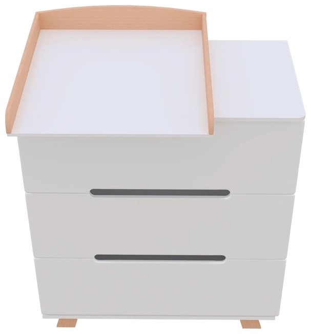Детский комод TOMIX Edwin, 80x45x92 см, белый - ForteMarket Детский комод TOMIX Edwin, 80x45x92 см, белый купить,0