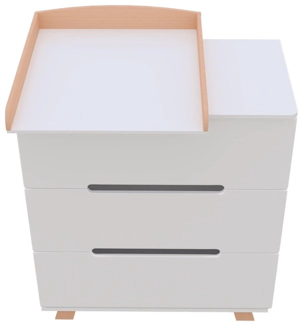 Детский комод TOMIX Edwin, 80x45x92 см, белый купить,NaN