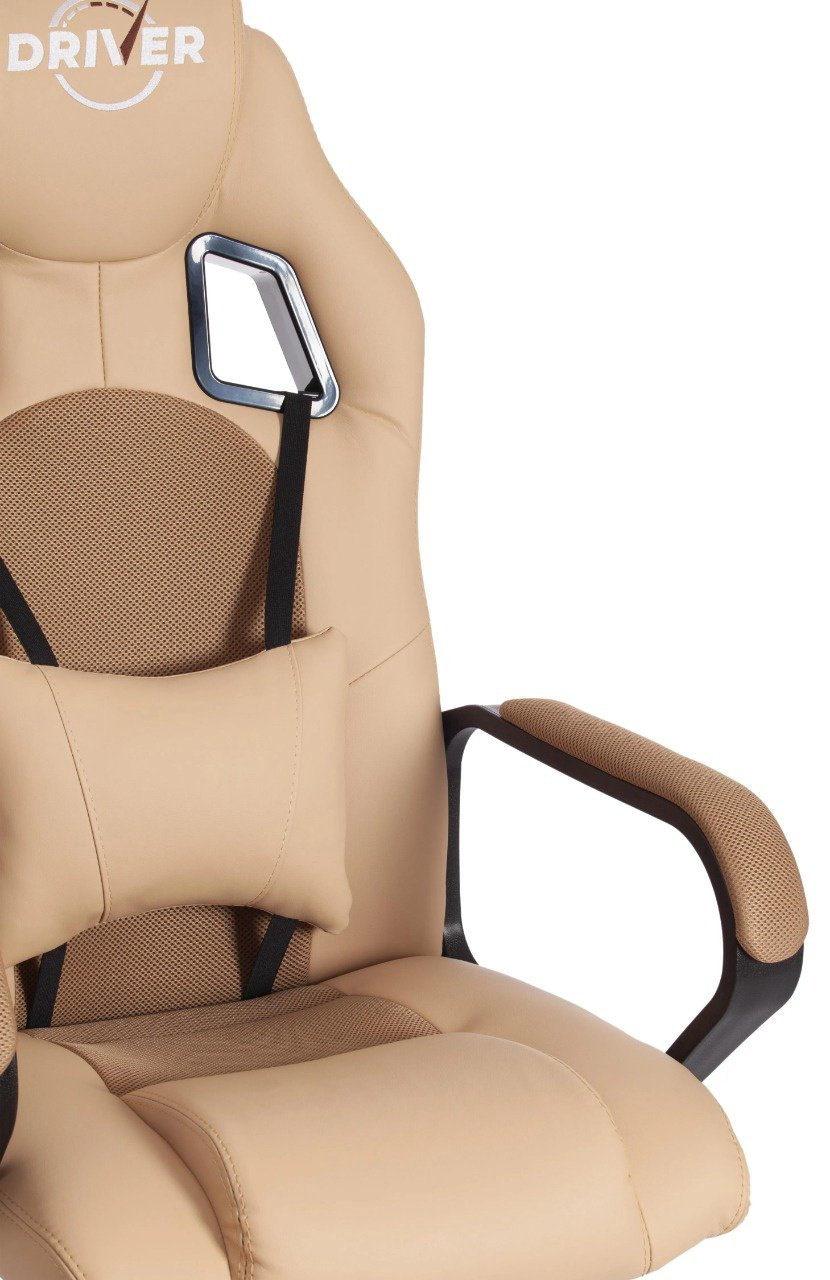 Игровое кресло Tetchair Driver, бежевый купить,NaN