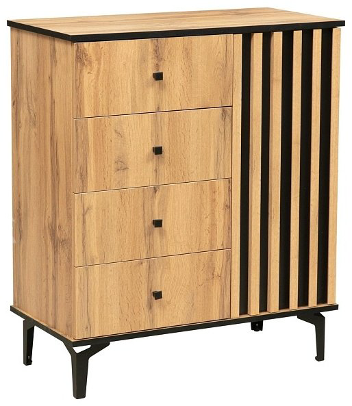 Комод Седьмое небо Либерти, 82x43x96 см, коричневый купить,NaN
