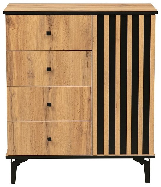 Комод Седьмое небо Либерти, 82x43x96 см, коричневый купить,NaN