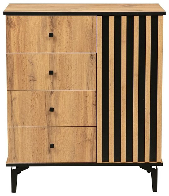 Комод Седьмое небо Либерти, 82x43x96 см, коричневый купить,NaN