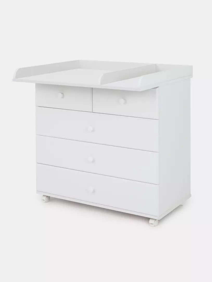 Детский комод Топотушки Ричард , 84x66x88 см, белый