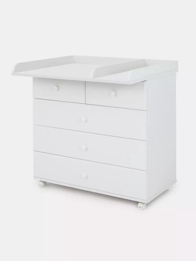 Детский комод Топотушки Ричард , 84x66x88 см, белый купить,NaN