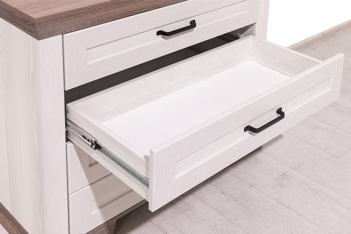 Комод BRW Марсель KOM4S 98x45x90см белый купить,NaN