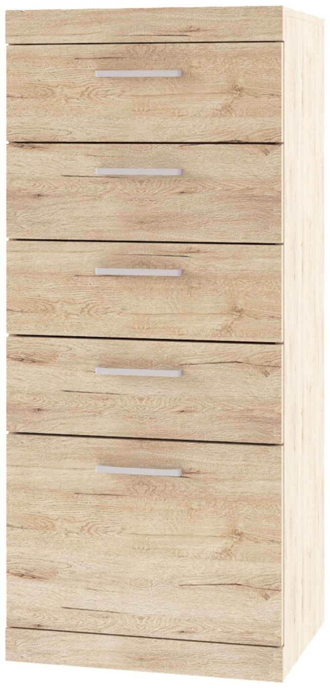 Комод ANREX 50x40x115 см, ЛДСП, Оскар 5S/50