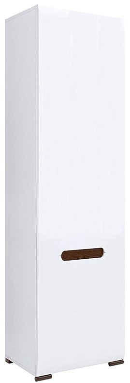 Распашной шкаф BRW Брест Ацтека SZF1D/21/6, 60x210х41 см, белый купить,NaN