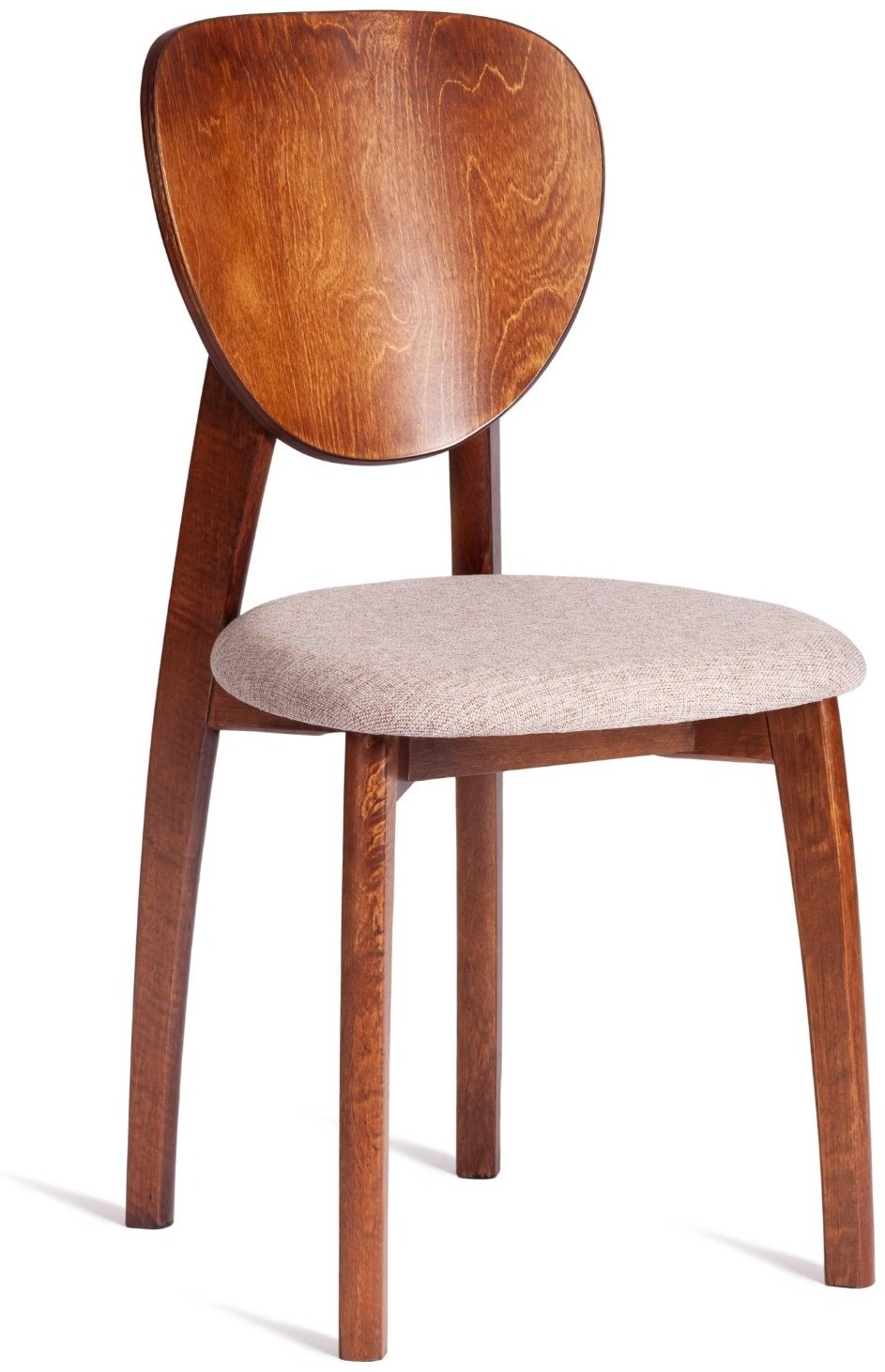 Стул Tetchair DIAMANTE, 85x42x42 см, коричневый, бежевый