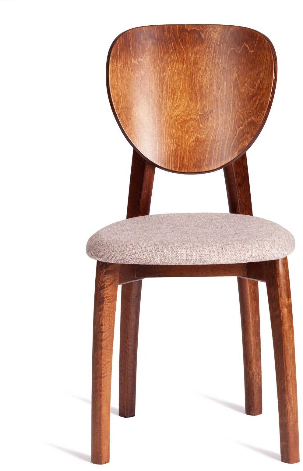 Стул Tetchair DIAMANTE, 85x42x42 см, коричневый, бежевый купить,0