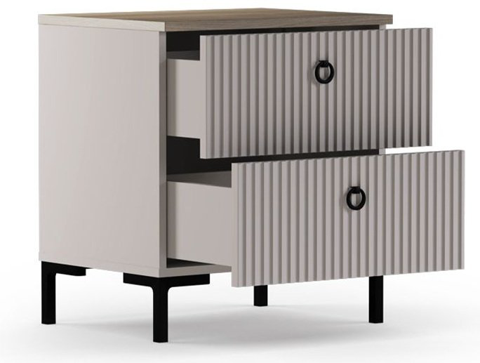Тумба BRW Брест Доменика 00036639 53.5x59x41см серо-коричневый купить,NaN