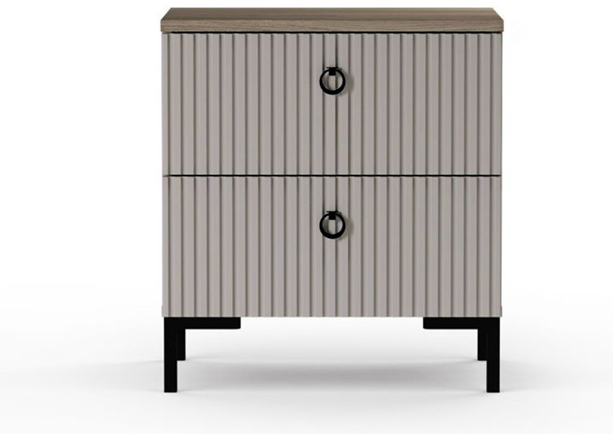 Тумба BRW Брест Доменика 00036639 53.5x59x41см серо-коричневый купить,NaN