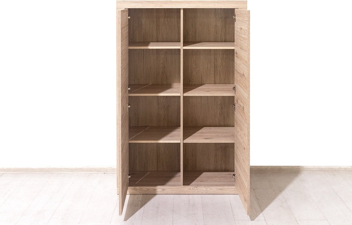 Распашной шкаф ANREX Оскар 2DP, 92x149х35 см, коричневый купить,NaN