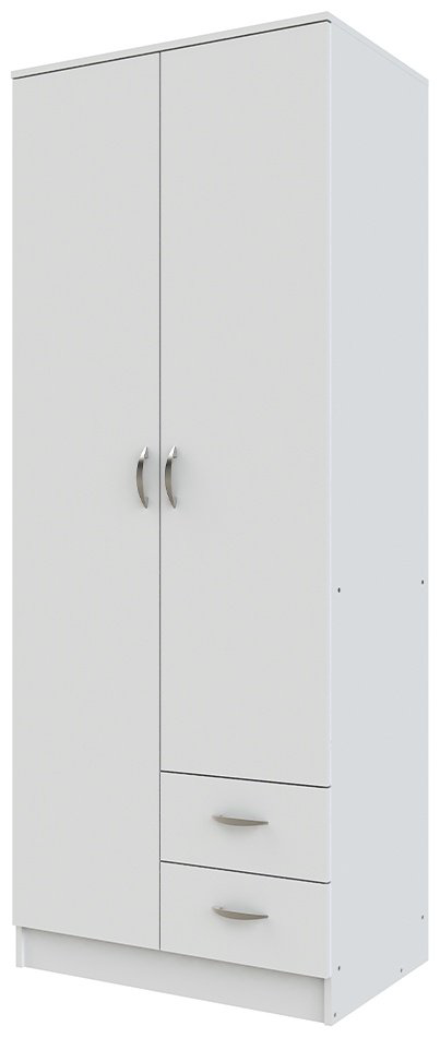 Распашной шкаф ANREX Романа 00031619, 80.2x205.4х53.8 см, белый купить,NaN