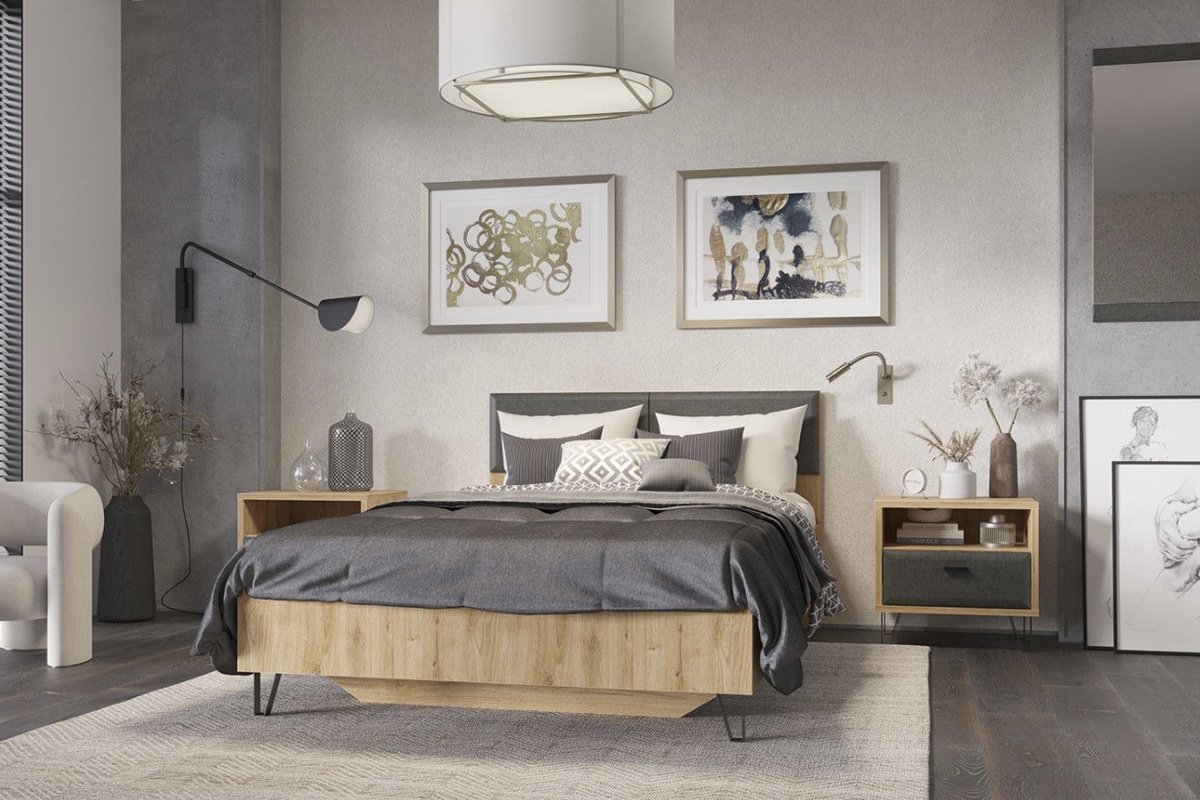 Тумба BRW Брест Грэйс 00032805, 51.5x48.5x42 см, коричневый-черный - ForteMarket Тумба BRW Брест Грэйс 00032805, 51.5x48.5x42 см, коричневый-черный купить,0
