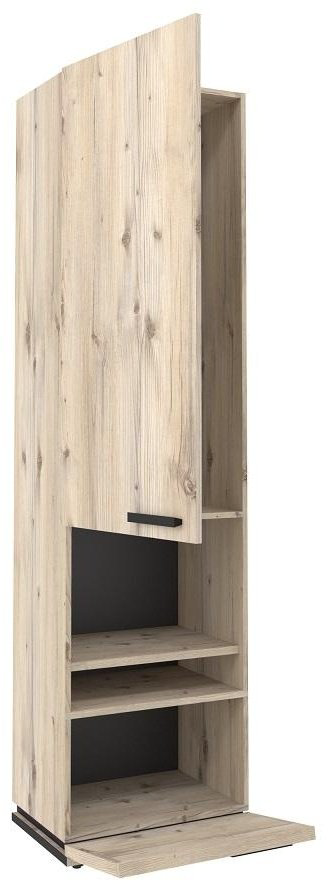 Распашной шкаф Глазов Nature 1, 56x212х40 см, коричневый купить,NaN