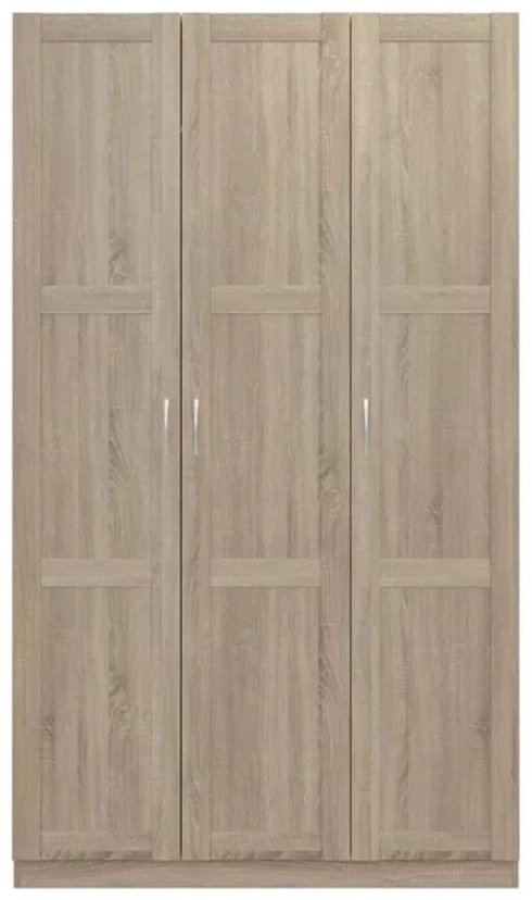Распашной шкаф СВЕДСТА ПЕГАС, 117x202х58 см, коричневый купить,0