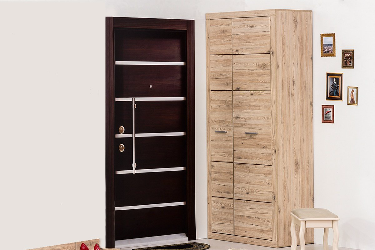Шкаф АНРЭКС Оскар 00049521 92x47x217см светло-коричневый купить,NaN