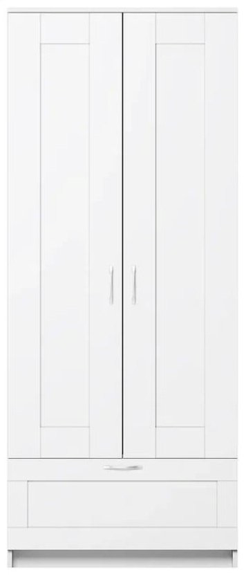 Распашной шкаф СВЕДСТА СИРИУС, 78x190х50 см, белый купить,NaN