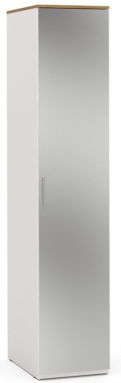 Распашной шкаф Шатура Altea 1Д1З, 44.6x215.8х61.4 см, белый купить,NaN