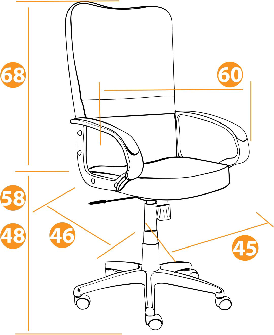 Офисное кресло Tetchair 8255 Tetchair СН757, серый купить,NaN