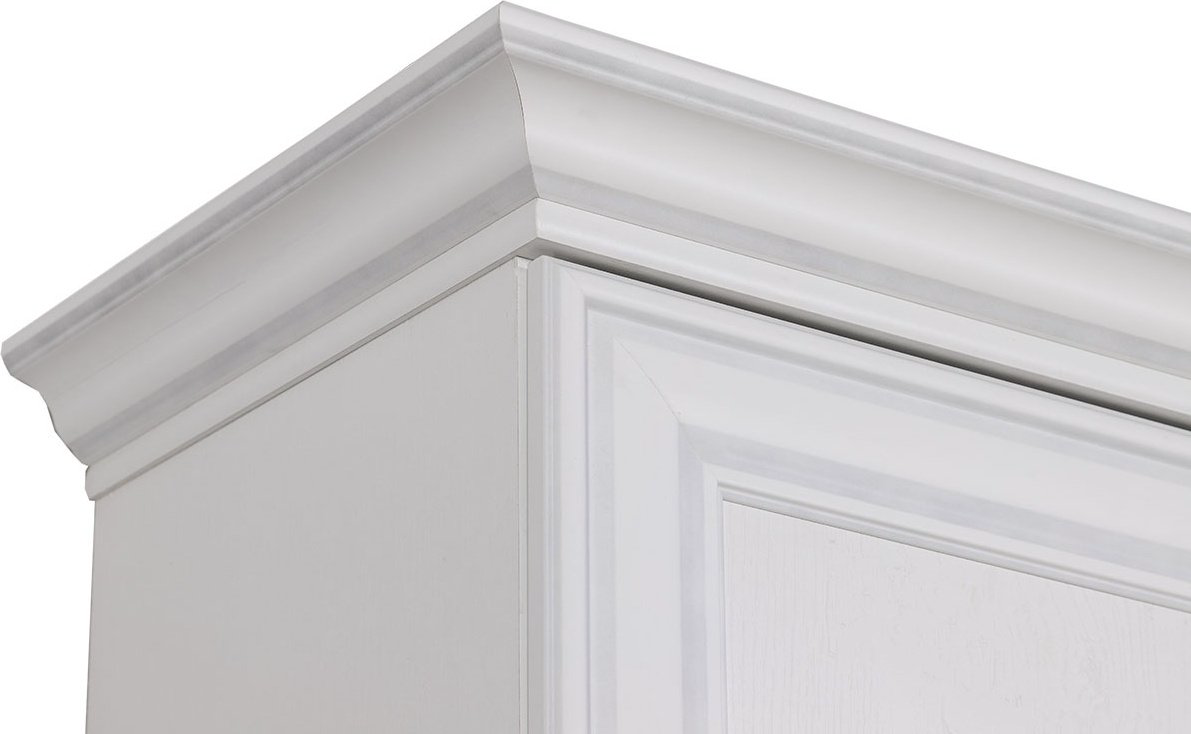 Распашной шкаф BRW Кентаки REG1D1S, 69.5x197.5х44 см, белый купить,NaN